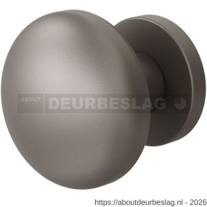 GPF Bouwbeslag Anastasius GPF9957.A3-00 S1 Paddenstoel deurknop 65 mm draaibaar met rond rozet Mocca blend - R21016647 - afbeelding 1