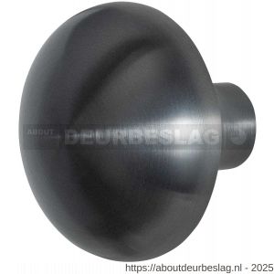 GPF Bouwbeslag PVD GPF9957.P1 S1 Paddenstoel deurknop 65 mm draaibaar met krukstift PVD antraciet - R21011054 - afbeelding 1