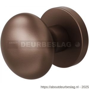 GPF Bouwbeslag Anastasius GPF9959.A2-00 S1 Paddenstoel deurknop 52 mm draaibaar met rond rozet Bronze blend - R21016642 - afbeelding 1
