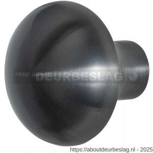 GPF Bouwbeslag PVD GPF9959.P1 S1 Paddenstoel deurknop 52 mm draaibaar met krukstift PVD antraciet - R21011060 - afbeelding 1