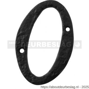 Kirkpatrick KP1978 huisnummer 0 101 mm smeedijzer zwart - R21003482 - afbeelding 1
