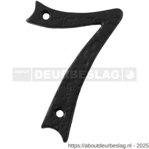 Kirkpatrick KP1978 huisnummer 7 101 mm smeedijzer zwart - R21003476 - afbeelding 1