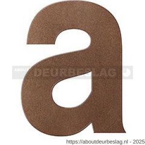 GPF Bouwbeslag Anastasius GPF9800.A2.0116-a letter A 116 mm Bronze blend - R21010901 - afbeelding 1