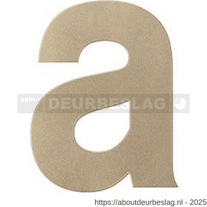 GPF Bouwbeslag Anastasius GPF9800.A4.0116-a letter A 116 mm Champagne blend - R21010989 - afbeelding 1