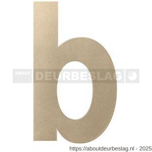 GPF Bouwbeslag Anastasius GPF9800.A4.0156-b letter B 156 mm Champagne blend - R21011001 - afbeelding 1