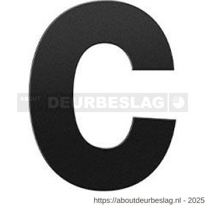 GPF Bouwbeslag ZwartWit GPF9800.61.0116-c letter C 116 mm zwart - R21010770 - afbeelding 1