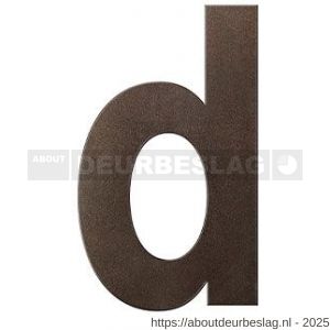 GPF Bouwbeslag Anastasius GPF9800.A1.0156-d letter D 156 mm Dark blend - R21010870 - afbeelding 1