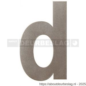 GPF Bouwbeslag Anastasius GPF9800.A3.0156-d letter D 156 mm Mocca blend - R21010958 - afbeelding 1