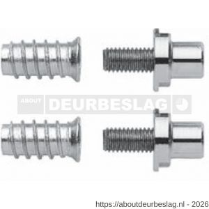 Mandelli1953 Kit 1 bevestiging blind geschroefd voor houten deuren - R21020523 - afbeelding 1