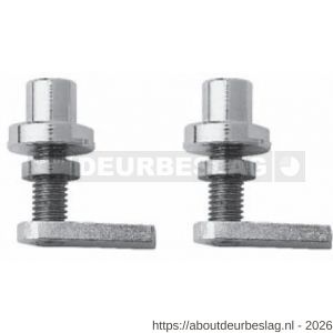 Mandelli1953 Kit 5 bevestiging blind geschroefd voor PVC- en aluminium deuren - R21019928 - afbeelding 1