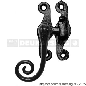 Kirkpatrick KP0141 raamboom links-rechtsdraaiend met sluithaak smeedijzer zwart - R21005009 - afbeelding 1