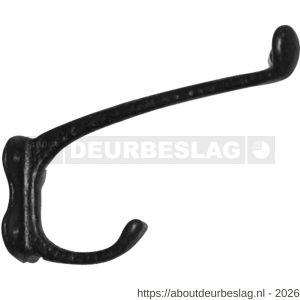 Kirkpatrick KP0720 jashaak en hoedhaak 145 mm smeedijzer zwart - R21005200 - afbeelding 1