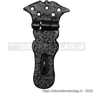 Kirkpatrick KP0932 overval 152 mm smeedijzer zwart - R21000104 - afbeelding 1