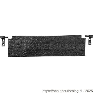 Kirkpatrick KP1103 tochtklep 355x101 mm smeedijzer zwart - R21000202 - afbeelding 1