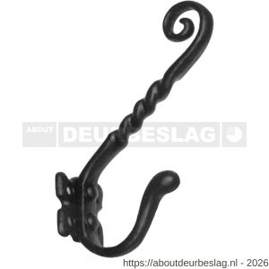 Kirkpatrick KP1130 jashaak en hoedhaak 93 mm smeedijzer zwart - R21005205 - afbeelding 1