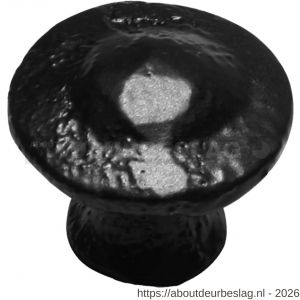 Kirkpatrick KP1135 meubelknop 25 mm smeedijzer zwart - R21005318 - afbeelding 1