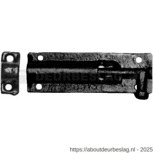 Kirkpatrick KP1154 deurgrendel 152x35 mm smeedijzer zwart - R21000086 - afbeelding 1