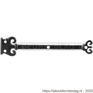 Kirkpatrick KP1160 sierheng zonder scharnier 273x57 mm smeedijzer zwart - R21000060 - afbeelding 1