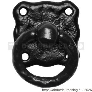 Kirkpatrick KP1192 ladering 40 mm op rozet 40x40 mm smeedijzer zwart - R21005319 - afbeelding 1