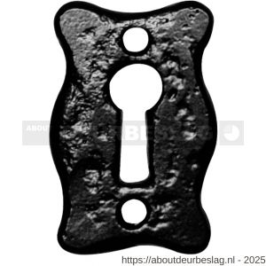 Kirkpatrick KP1501 sleutelrozet rechthoekig 46x30 mm smeedijzer zwart - R21003754 - afbeelding 1