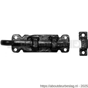 Kirkpatrick KP1546 deurschuif vlak 101x28 mm smeedijzer zwart - R21000122 - afbeelding 1