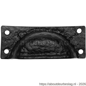 Kirkpatrick KP1549 komgreep 94x37 mm smeedijzer zwart - R21005698 - afbeelding 1