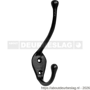 Kirkpatrick KP2378 jashaak en hoedhaak 70 mm smeedijzer zwart - R21005208 - afbeelding 1