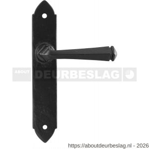 Kirkpatrick KP6052 PC55 deurkruk op schild 245x40 mm PC55 smeedijzer zwart - R21006043 - afbeelding 1