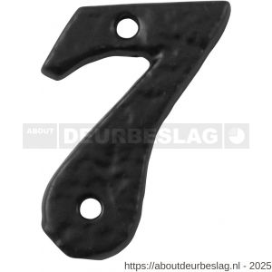 Kirkpatrick KP1977 huisnummer 7 50 mm smeedijzer zwart - R21003466 - afbeelding 1