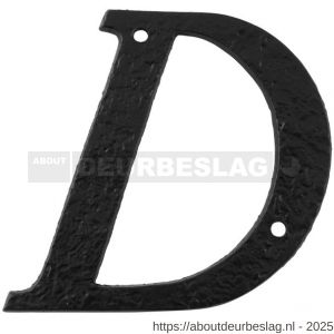 Kirkpatrick KP1978 letter D 101 mm smeedijzer zwart - R21003470 - afbeelding 1