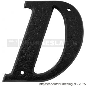 Kirkpatrick KP1979 letter D 152 mm smeedijzer zwart - R21003487 - afbeelding 1