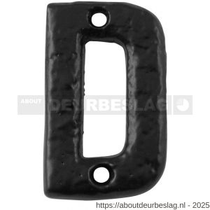 Kirkpatrick KP1977 letter D 50 mm smeedijzer zwart - R21003467 - afbeelding 1