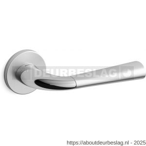 Mandelli1953 S101 Start deurkruk op rozet 51x6 mm mat chroom-chroom - R21009195 - afbeelding 1