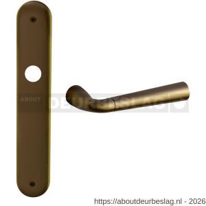 Mandelli1953 S90 blind Special deurkruk op langschild 238x40 mm blind mat brons - R21014615 - afbeelding 1