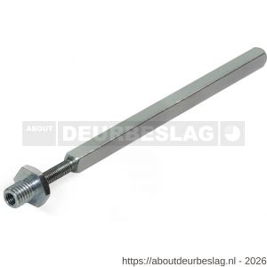 GPF Bouwbeslag AG0068 verstelbare vast-draaibare excentrische deurkruk wisselstift M10x16/8x8x125 mm-M6x32 mm deurdikte 75-110 mm - R21010480 - afbeelding 1