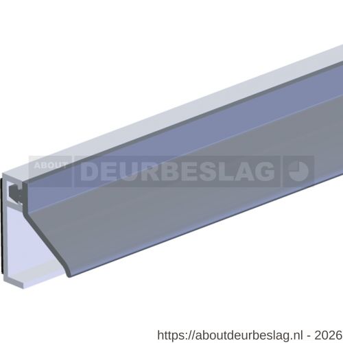 Ellen inbouwprofiel tochtband aluminium voor 6 mm afbouwspeling AIB 3N XL zelfklevend 230 cm - R51010323 - afbeelding 1