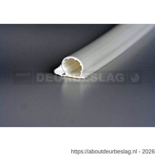 Ellen inbouwprofiel tochtband siliconen zelfklevend Weatherstrip Silicon wit 6 m - R51010412 - afbeelding 1