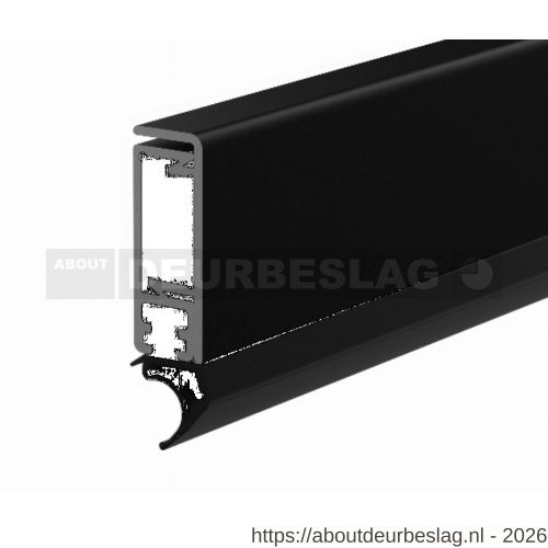 Ellen opbouw tochtprofiel aluminium ASP deurset - R51010445 - afbeelding 1