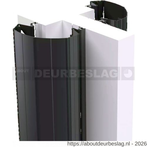 Ellen vingerbeschermingsprofiel Professioneel Finprotect Plus 120-120 brons 198 cm - R51010084 - afbeelding 1