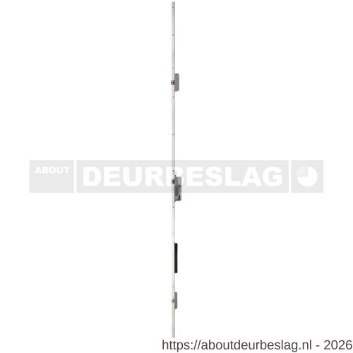 Maasland 8434EM elektrisch slot meerpuntsvergrendeling arbeidsstroom 12-24 V AC-DC doornmaat 55 mm PC 72 mm voorplaat 24 mm DIN - R11301158 - afbeelding 1