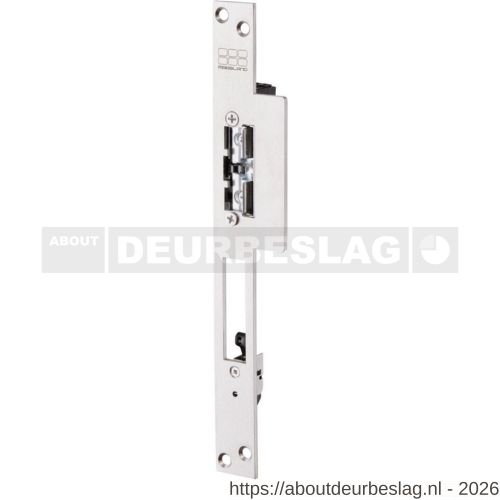 Maasland RST35U elektrische deuropener ruststroom lange lip sluitplaat 12-28 V DC nachtschootcontact dagschootsignalering - R11301712 - afbeelding 1