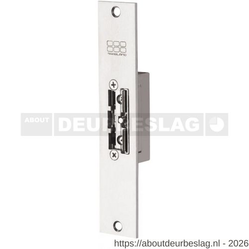 Maasland SI23U elektrische deuropener smal arbeidsstroom korte brede sluitplaat 10-24 V AC-DC impulsontgrendeling - R11300111 - afbeelding 1