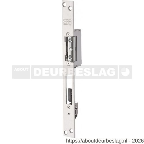 Maasland SPI18U elektrische deuropener arbeidsstroom lange sluitplaat 10-24 V AC-DC vrijzetpal impulsontgrendeling - R11300299 - afbeelding 1