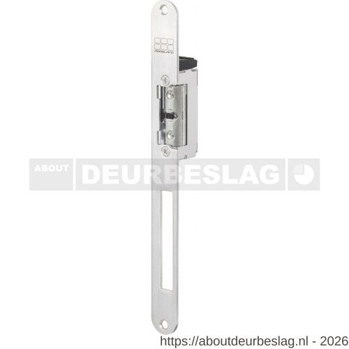 Maasland ST17U elektrische deuropener arbeidsstroom lange afgeronde sluitplaat 10-24 V AC-DC - R11301592 - afbeelding 1