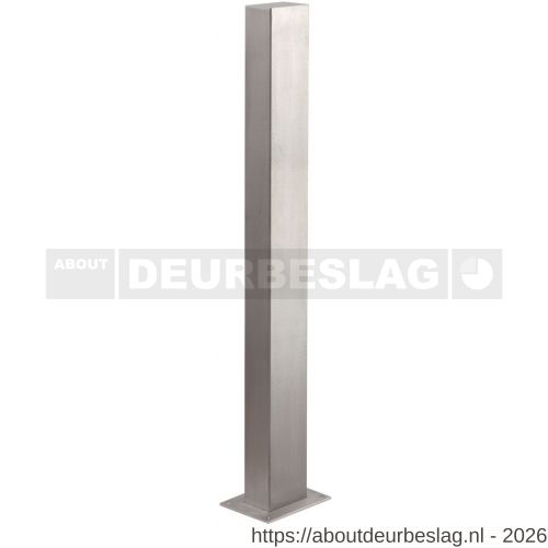 Maasland Z-RVS600 toeganscontrole zuil roestvast staal 600x120x80 - R11300703 - afbeelding 1