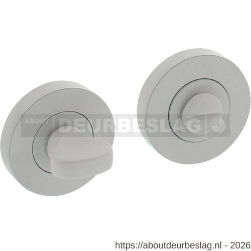 Intersteel Living 3476 WC-sluiting verdekt diameter 52x10 mm met nokken en stift 8x8 mm wit - R26009245 - afbeelding 1