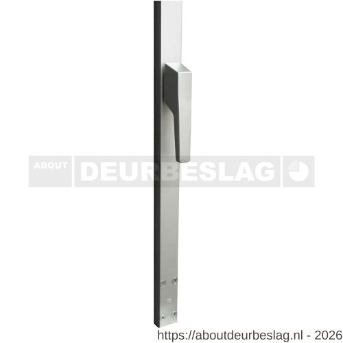 P+E 1422 espagnolet voor deuren niet afsluitbaar 250 cm rechtsdraaiend aluminium F1 - R26500031 - afbeelding 1