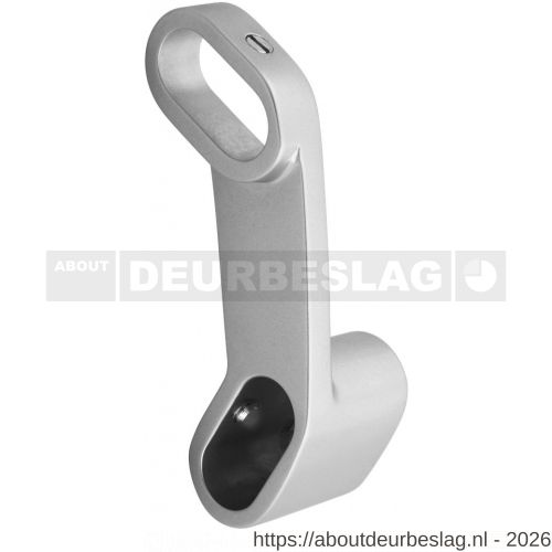 Hermeta 1151 garderobebuis beugel rechts Gardelux 1 type 10 en 13 naturel - R20101880 - afbeelding 1