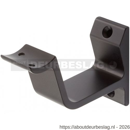 Hermeta 3552 leuninghouder holzadel profiel opschroevend mat zwart EAN sticker - R20101458 - afbeelding 1