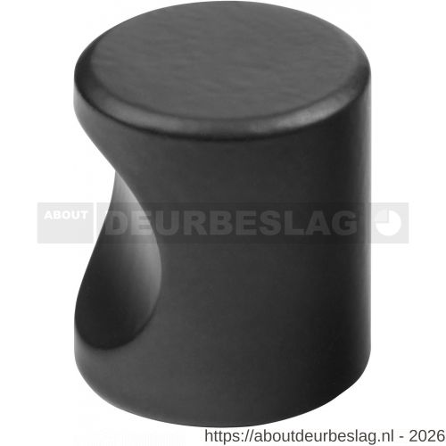 Hermeta 3731 cilinder meubelknop 20x23 mm M4 zwart - R20101389 - afbeelding 1